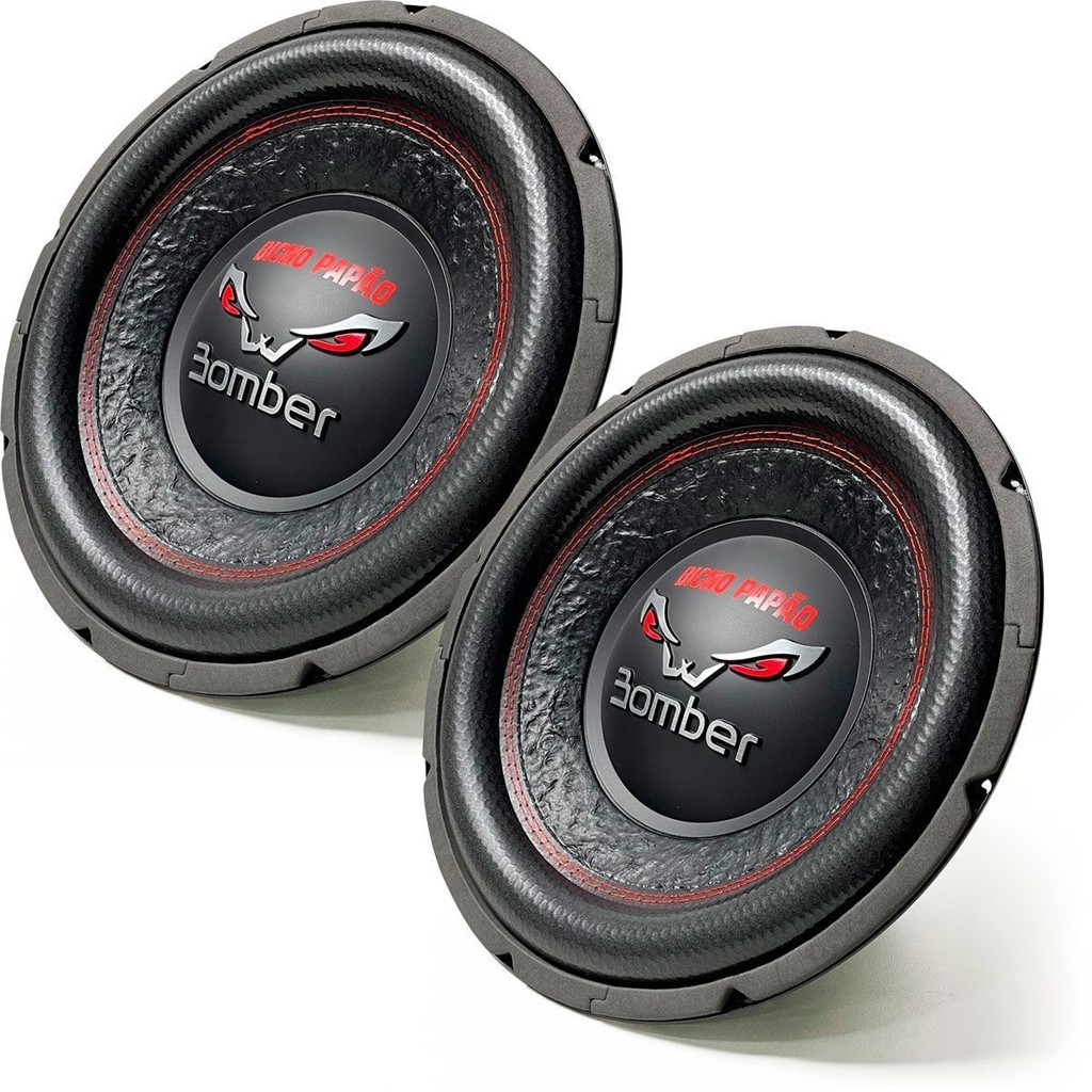 Kit 2 Subwoofer Bomber Bicho Papão 12 600w Rms 4 Ohms em Oferta na Shopee