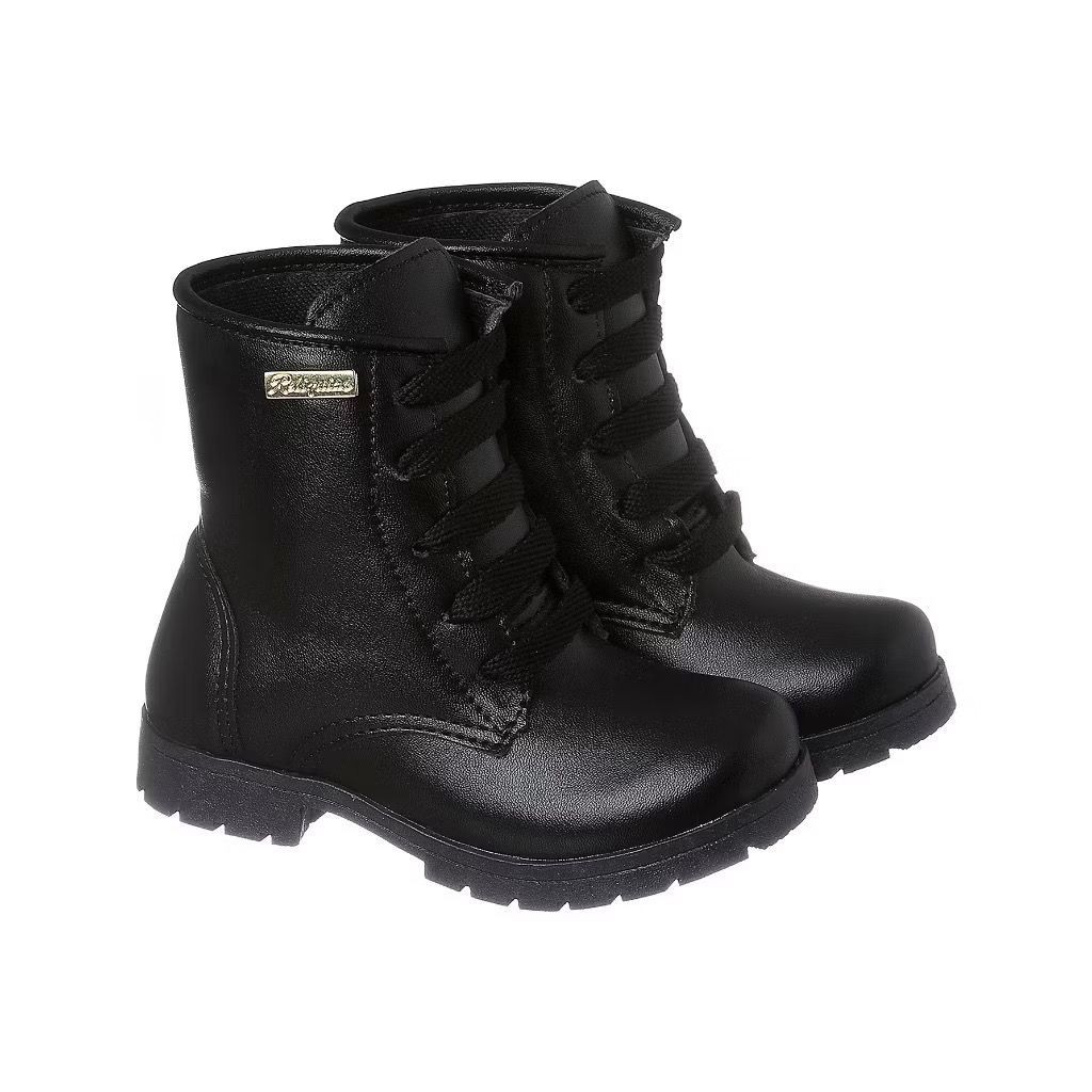 Bota Infantil Feminina e Masculina Confortável Moda Inverno Cano Curto Antiderrapante