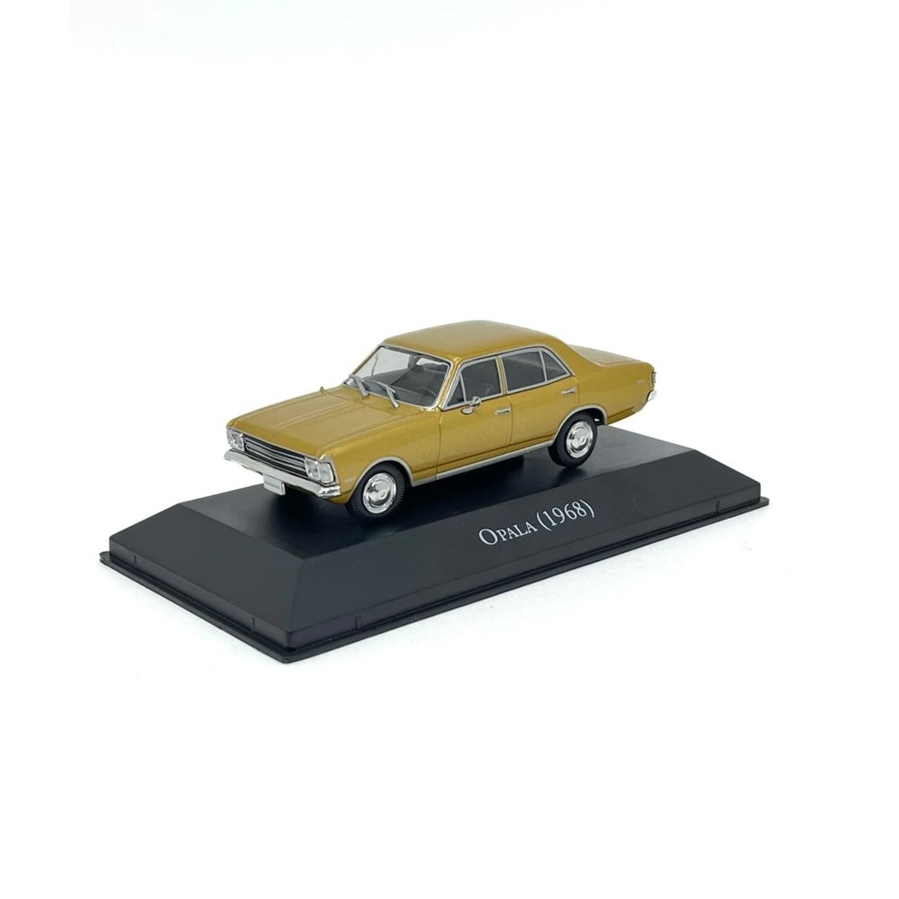 Miniatura Carro Chevrolet Opala (1968) - Chevrolet Série Ouro 2 - Dourado - 1:43 - Luppa