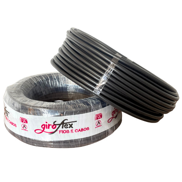 Cabo PP 2x2,50 Mm 2 Vias Rolo Com 100 Metros Cabo PP 2x2,50 Mm 2 Vias Rolo Com 100 Metros