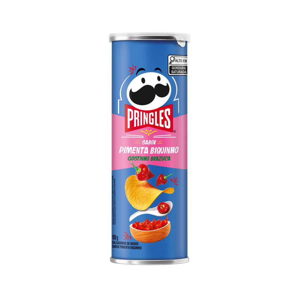 Pringles Pimenta Biquinho Salgadinho de Batata 100g em Oferta na Shopee