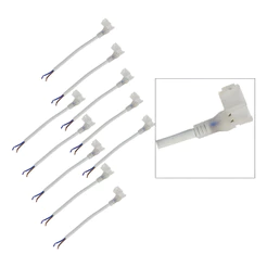 Kit 10 Rabicho Para Fita Led Direta 120 Leds/m 110v Ou 220v