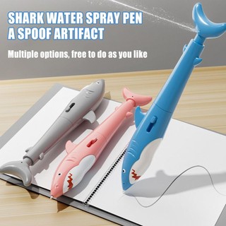 Spray De Água Piada Caneta Crianças Brinquedo Brincadeira Em Forma De Tubarão Material Escolar Papelaria Hilariante