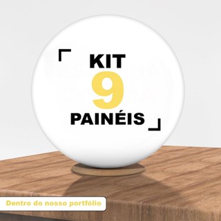 Kit 9 Painel Redondo 50x50 cm Tecido Sublimado - Escolha Seu Tema decoração aniversário festa infantil em Oferta na Shopee