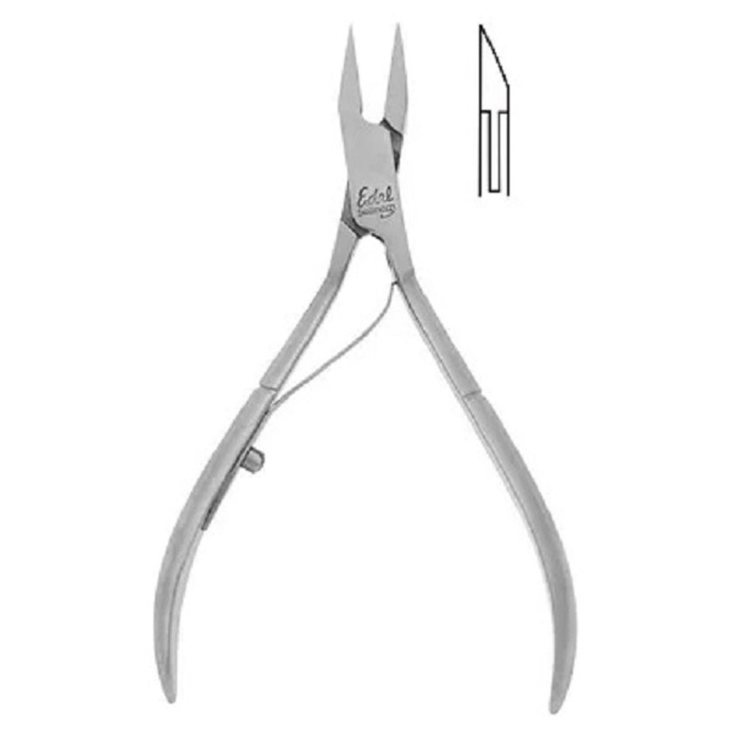 Alicate de Unha Encravada Edel Solingen Ponta Fina Inox 11cm