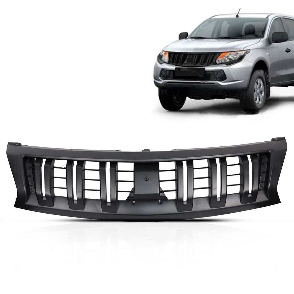 Grade Dianteira L200 Triton Sport Gl Glx 2018 2019 2020 Preta em Oferta na Shopee