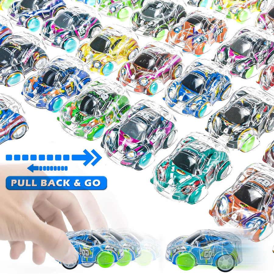 Conjunto de 50 Carros Pull Back para Crianças – Brinquedos Divertidos