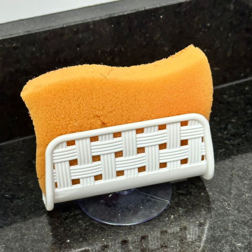 Suporte Porta Esponja Bucha Pvc Porta Bucha Esponja De Pia Cozinha Multiuso Universal Maxximo