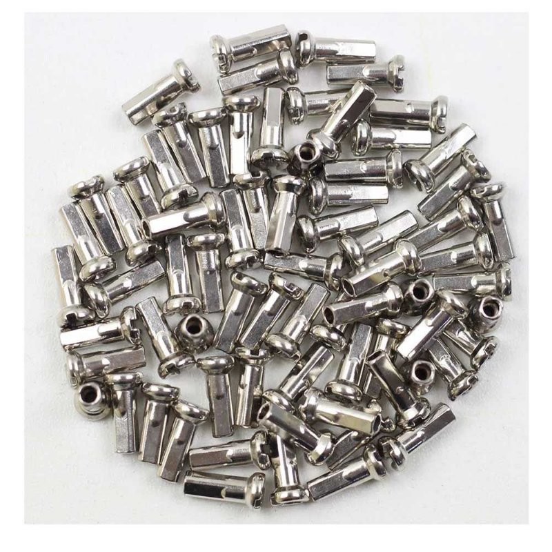 Detalhes do Conjunto 72 Raios para Bicicletas Em Inox Preto 293mm x 2.0 com Niples