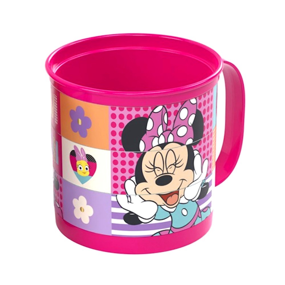 Xícara Giratória da Minnie Caneca Infantil 360ml Plástica Livre BPA – 1 UN em Oferta na Shopee