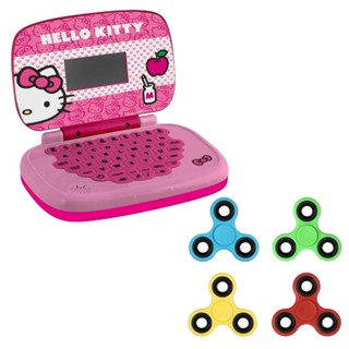 Kit Laptop Infantil Educativo Candide Hello Kitty Bilíngue + 1 Fidget Spinner Sortido em Oferta na Shopee