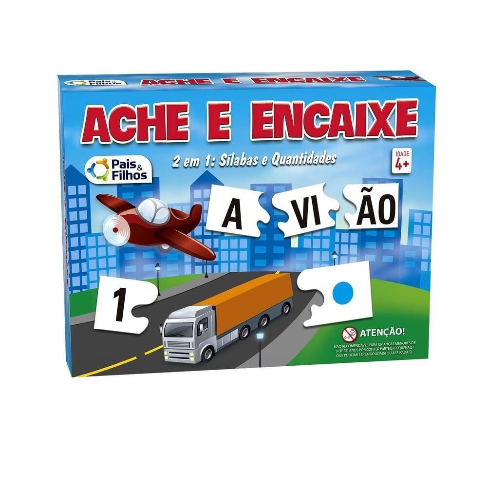 Jogo Ache e Encaixe - Pais e Filhos - Hobbies & Collections