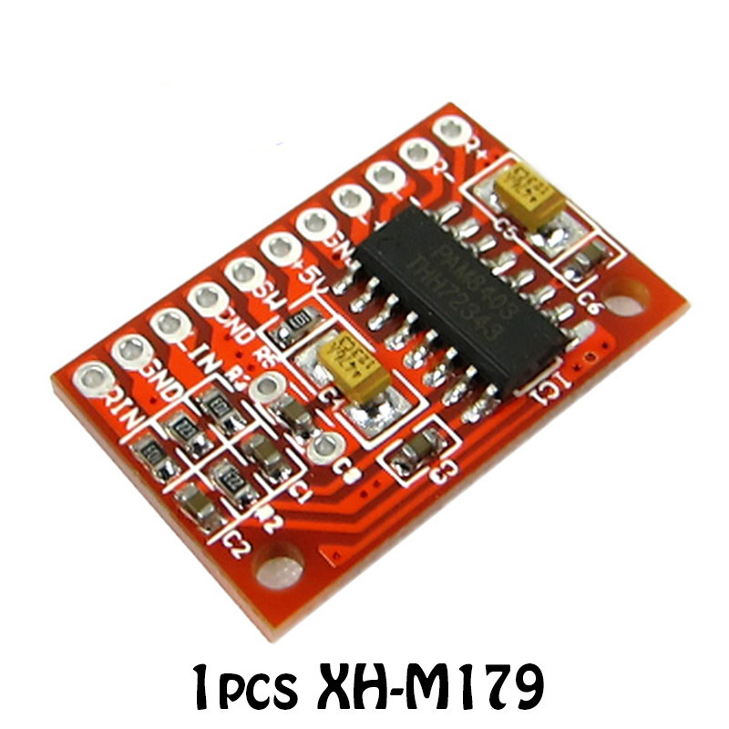 1 Pcs/4 XH-M179 3 W * PAM8403 Mini Placa Amplificadora De Potência Digital Módulo Amplificador De Áudio HD