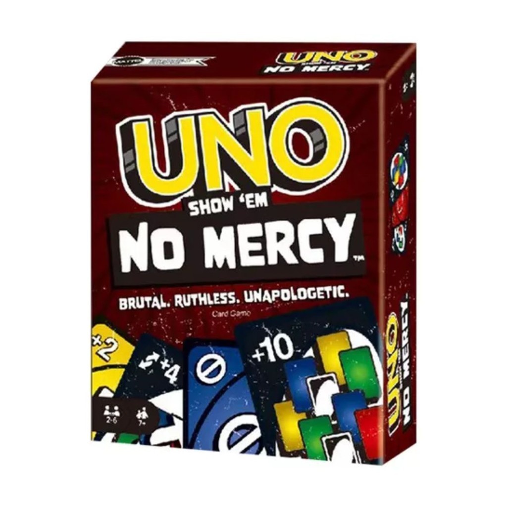 Jogo de Cartas Uno Show Em No Mercy Mattel