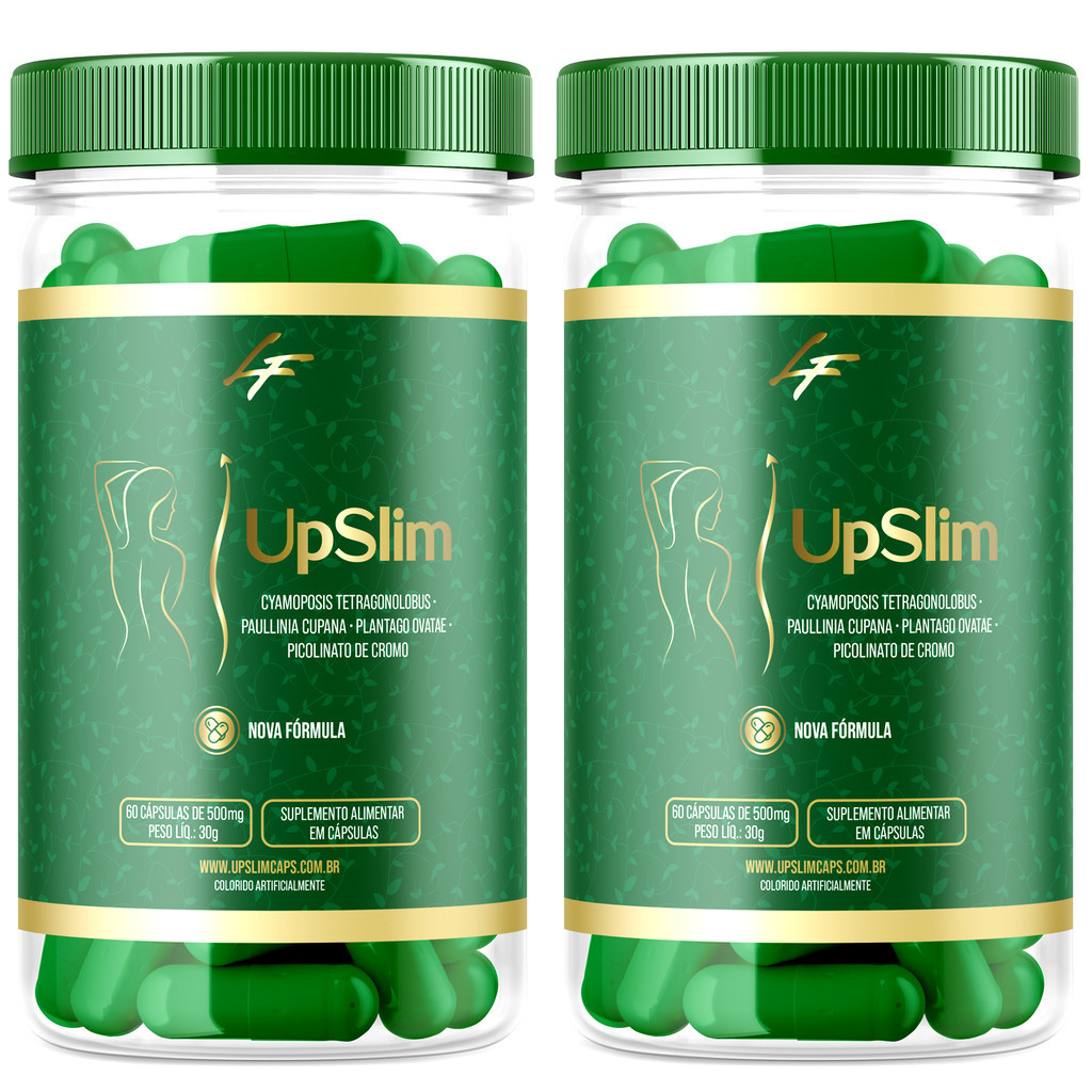 2 Potes Up-SL Termogênicos 120 Cápsulas em Oferta na Shopee