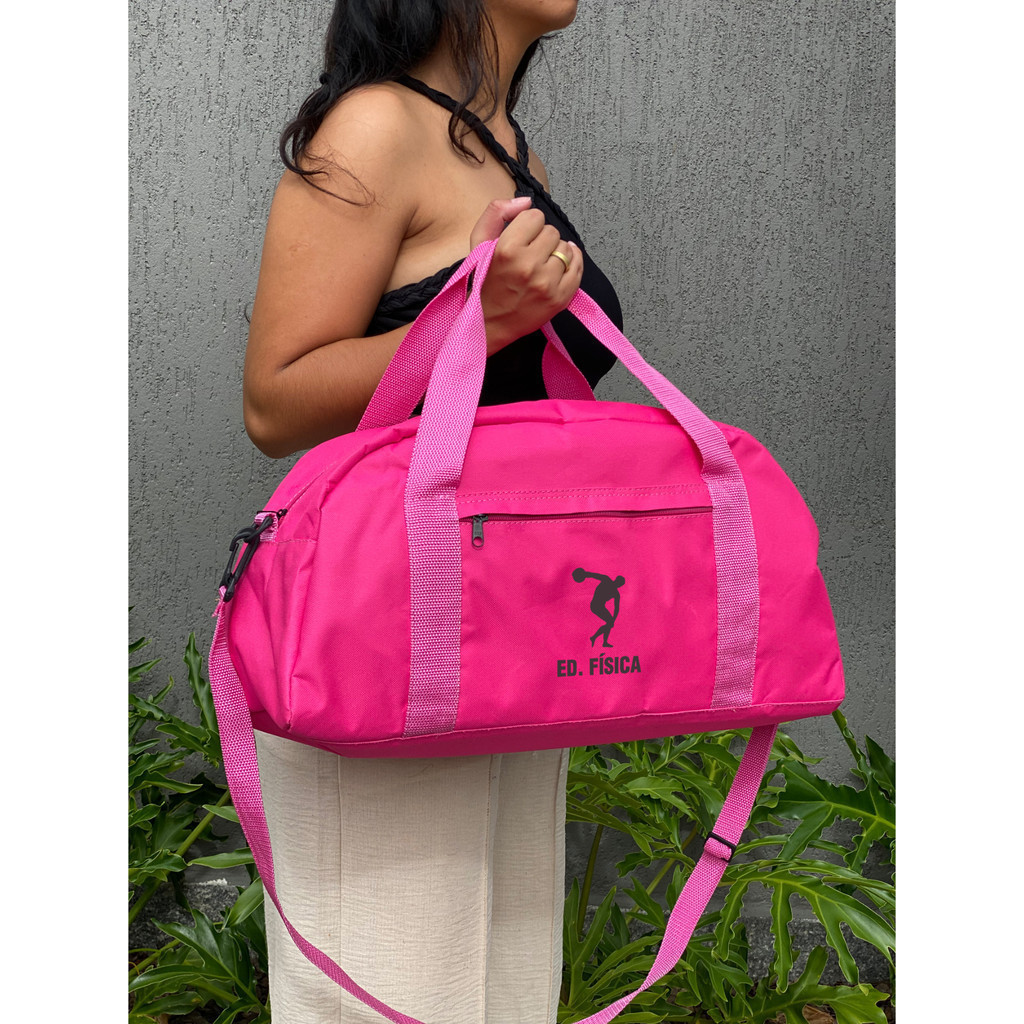 Mala Grande - ED. FÍSICA - Estampada Academia Viagem Mala Masculina Feminina Unissex Resistente Fitness em Oferta na Shopee
