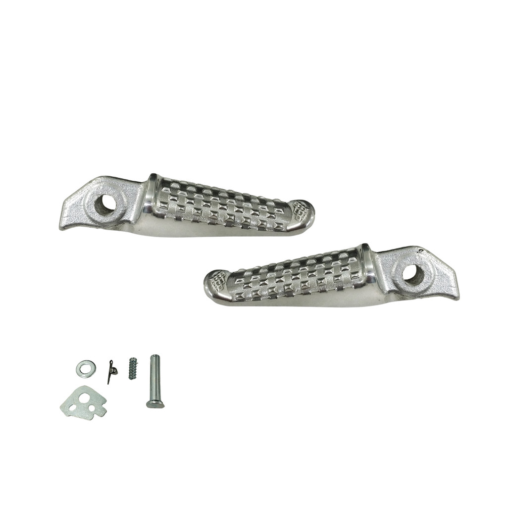 Pedal De Apoio Traseiro Cromado Honda Nc 750x 2015 a 2024 Cb 300f twister 2022 a 2024