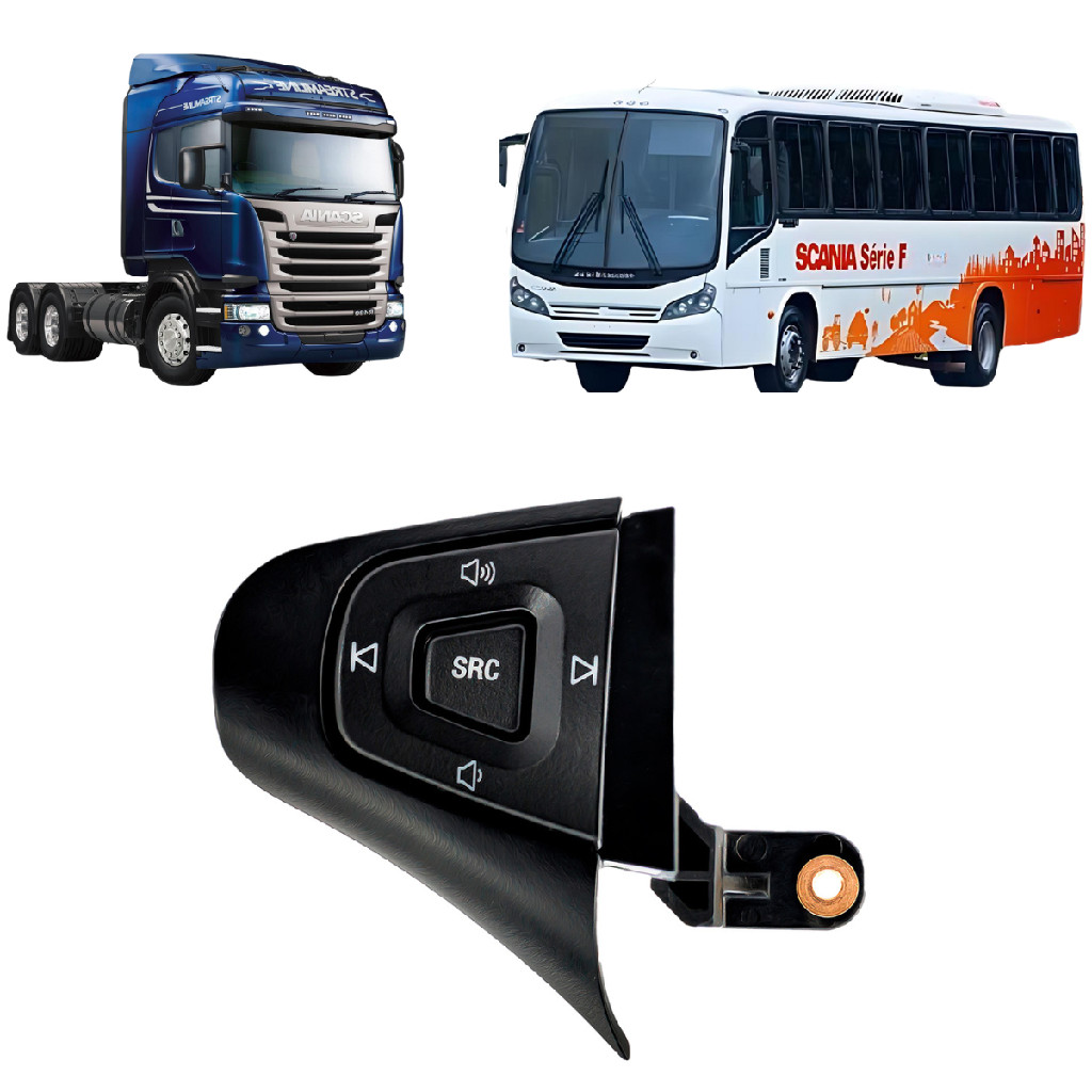 Interruptor Comando Volante  ONIBUS F/ K/ N SERIE 5 CABINE G/ R