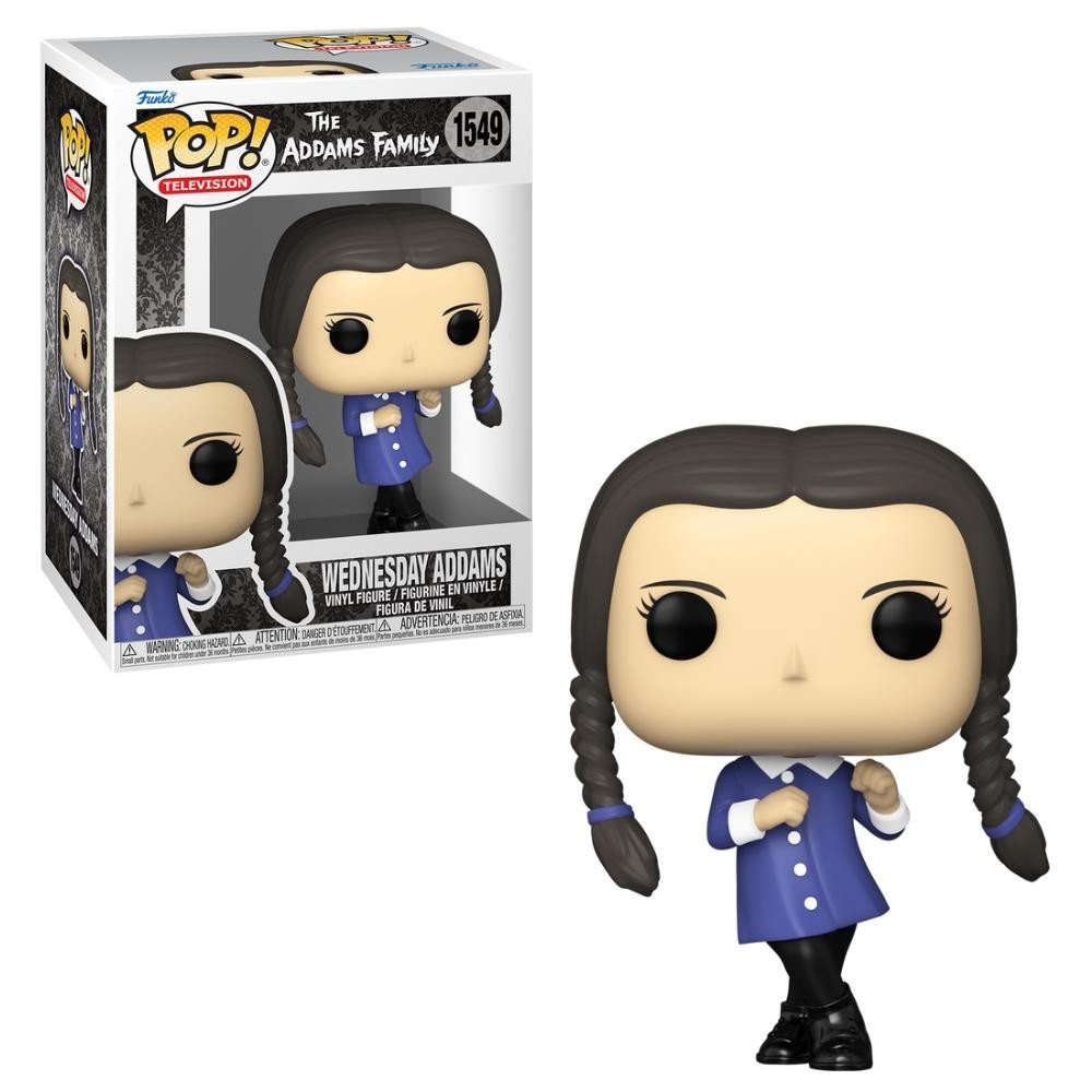 Boneco Funko Pop! A Família Addams - Wandinha Dançando em Oferta na Shopee