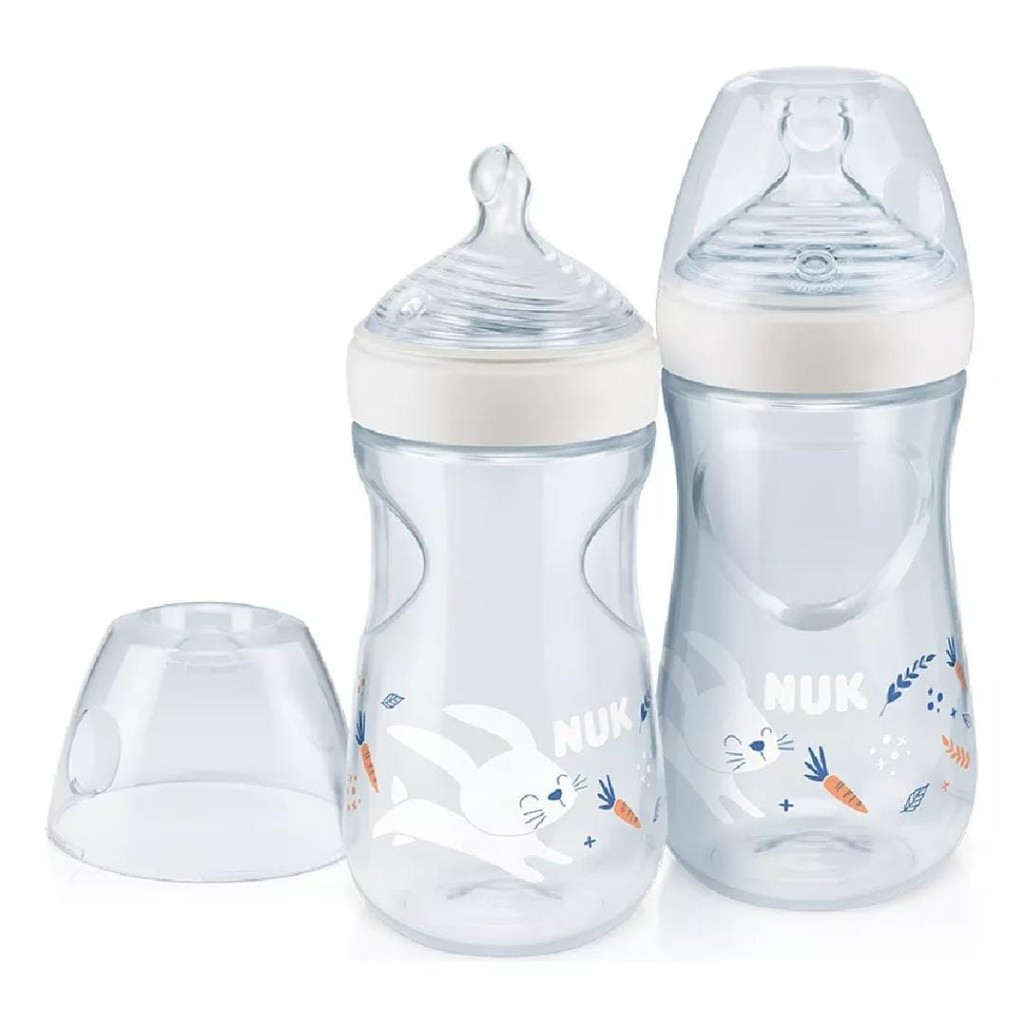Kit 2 Mamadeira 270ML Neutra Nuk Essence Smart Flow