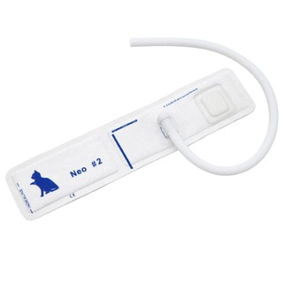 Braçadeira Pressão Veterinária Nº2 1 Via PNI Manguito Animal Monitor Multiparamétrico Compatível Clínico Hospitalar