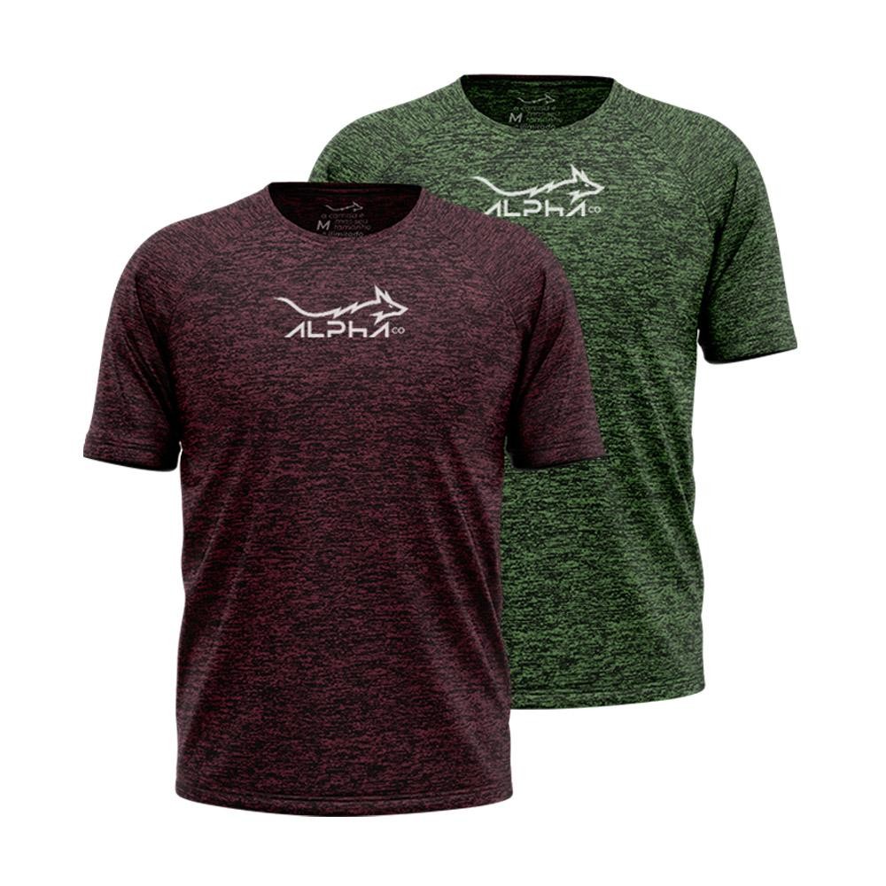 Kit 2 Camisetas Dry Fluid Move Alpha Co Masculina
