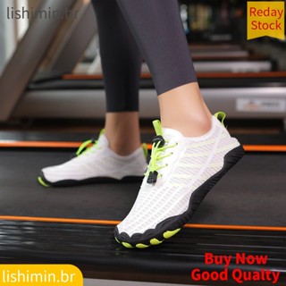 Sapatos rápidos de água seca mulheres homens esportes de praia aquático peixes respiráveis River Sea Tennis Fitness em Oferta na Shopee