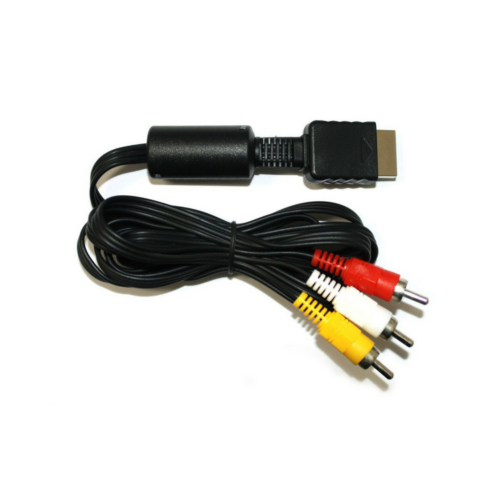 Cabo Video Composto RCA AV para PS1 PS2 PS3 1.5m Playstation