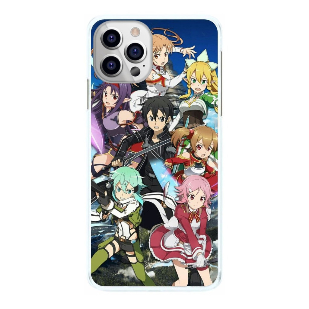 Capinha SAO Sword Art Online Personagens Anime Capa de Celular