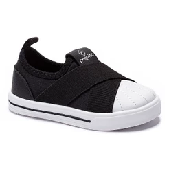 Tênis Slip on Infantil Unissex Elástico Confort Casual Leve Escolar Pequito