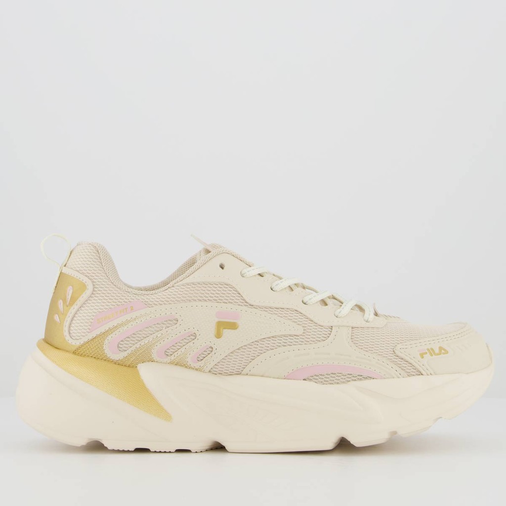 Tênis Fila Street Fit 2 Feminino Bege - Sports & Outdoors