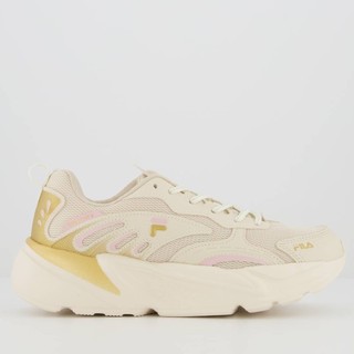 Tênis Fila Street Fit 2 Feminino Bege em Oferta na Shopee