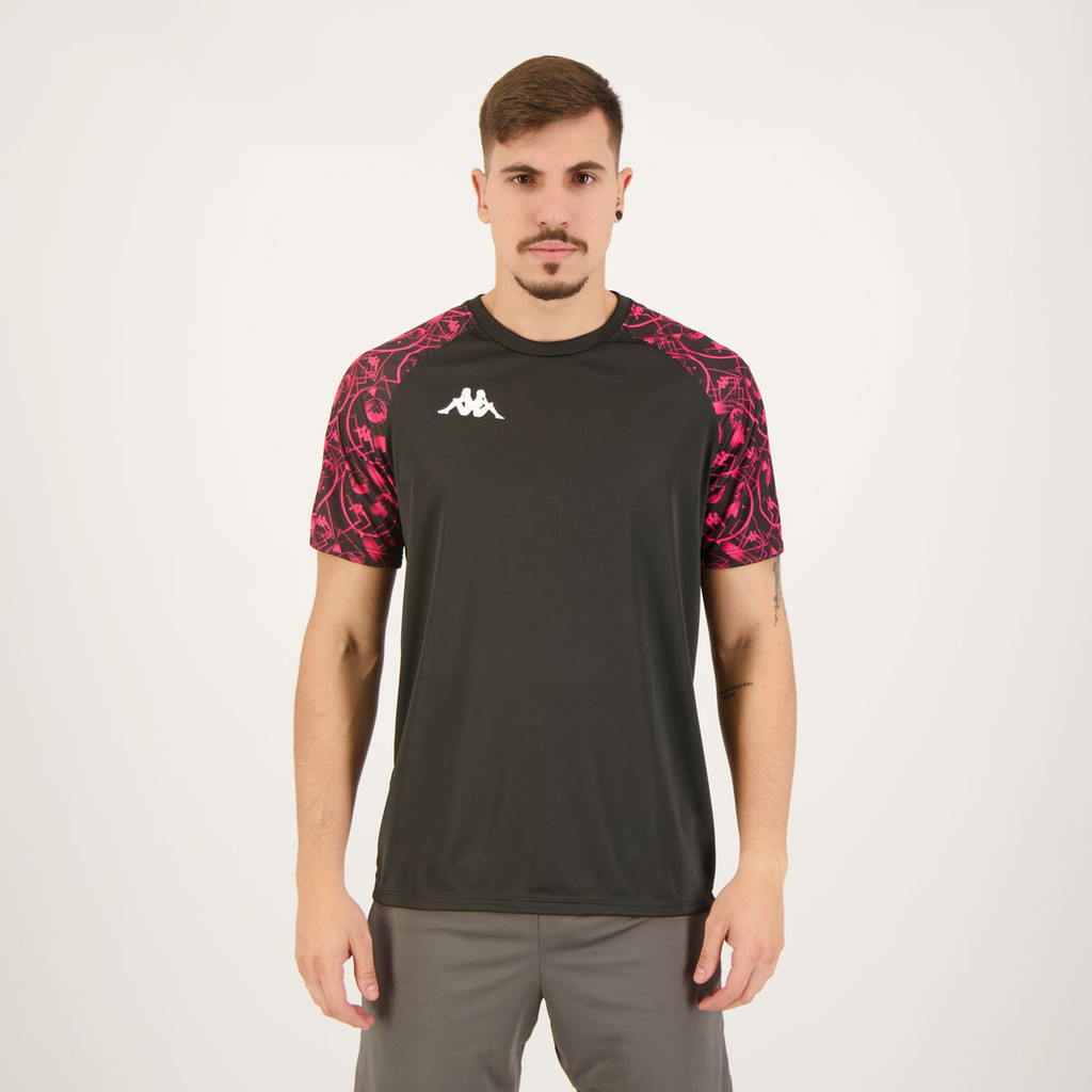 Camisa Kappa Vatare Preta - Sports & Outdoors