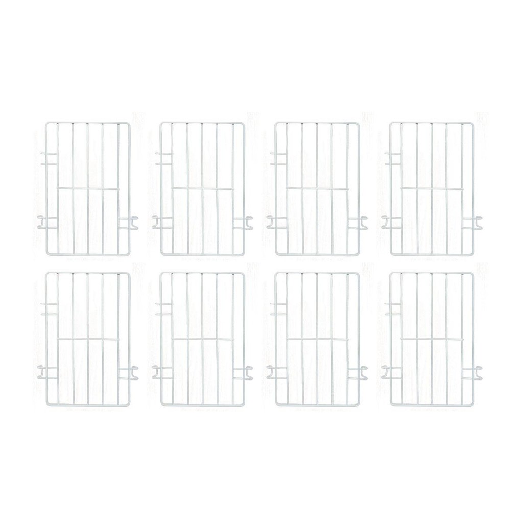 KIT - 8 Separadores Cesto Nextgen Branco - Metalfrio