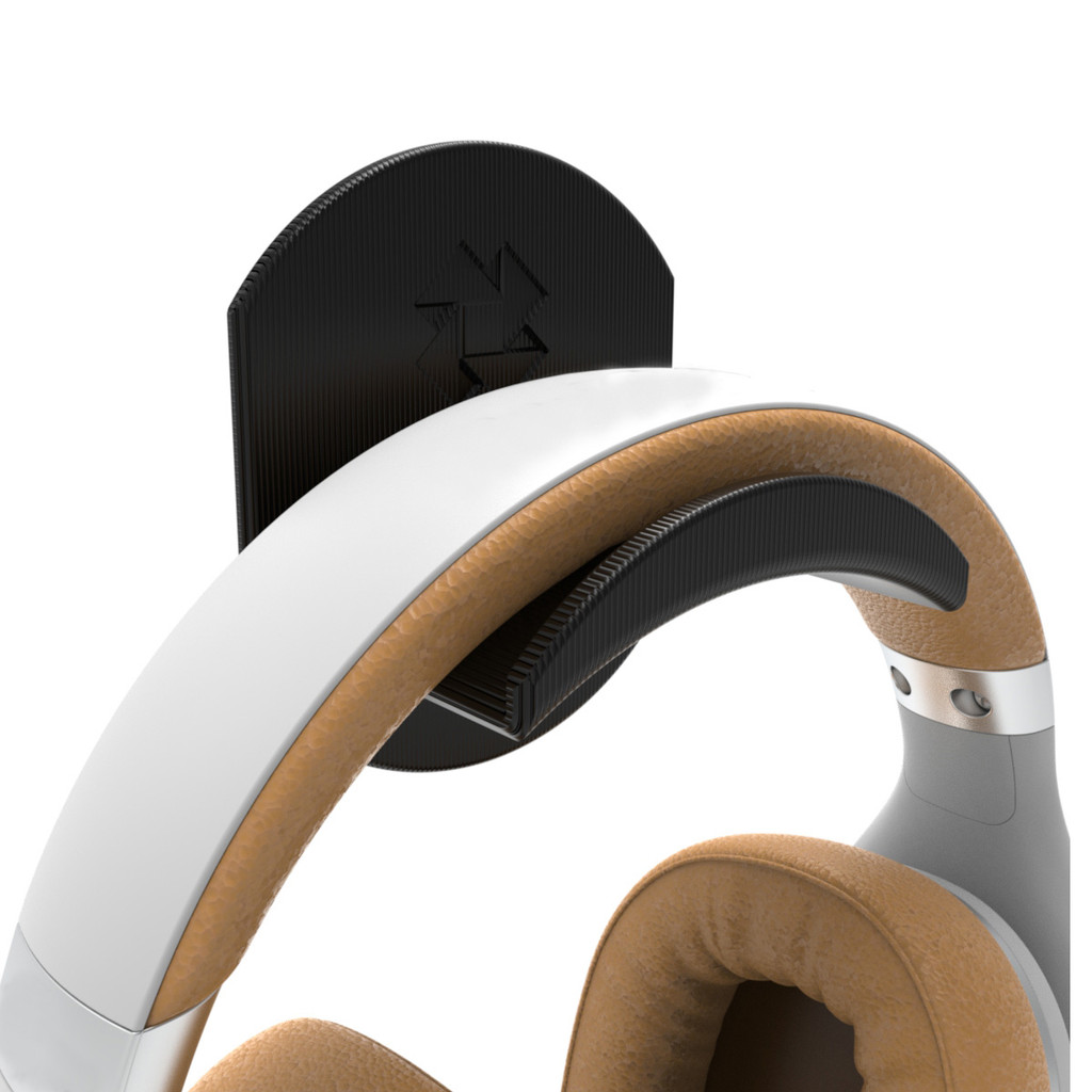 Suportes De Parede Preto para Headset Fone Headphone