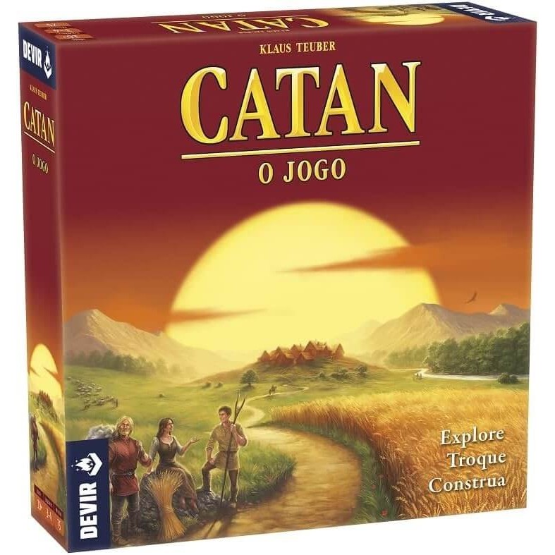 Jogos - Catan - O Jogo - Jogo de Tabuleiro - Devir - Novo