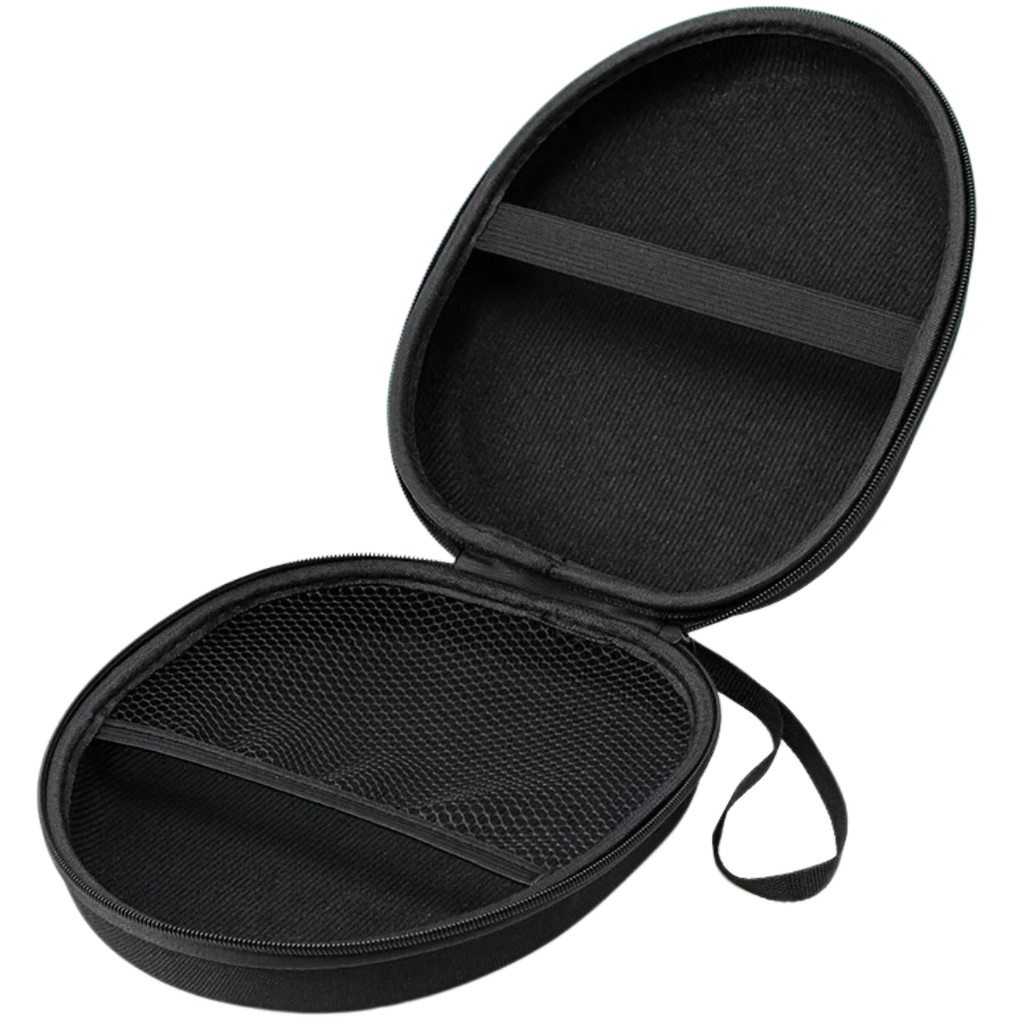Case Estojo Porta Fone Ouvido Headphone Headset Abafadores Capa Bag Cabos Redondo Portátil Redinha Protetor Organizador