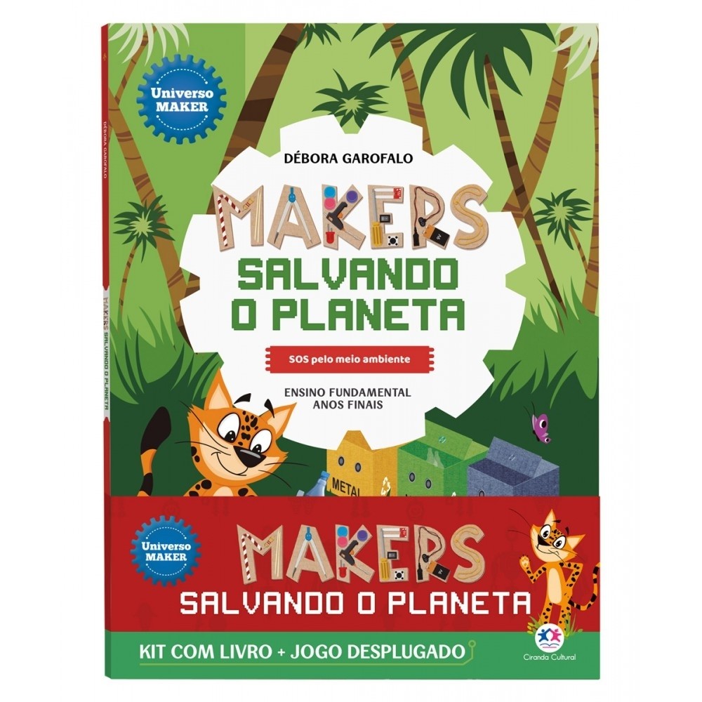 Makers salvando o planeta - Kit com livro + jogo desplugado em Oferta na Shopee