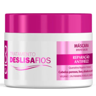Eico Máscara Creme Hidratação Tratamento Deslisa Fios 270g Reparação Antifrizz Brilho Intenso