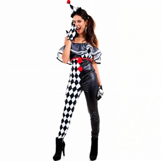 Fantasia  Palhaça Assassina Adulto  Halloween Heart Girls em Oferta na Shopee