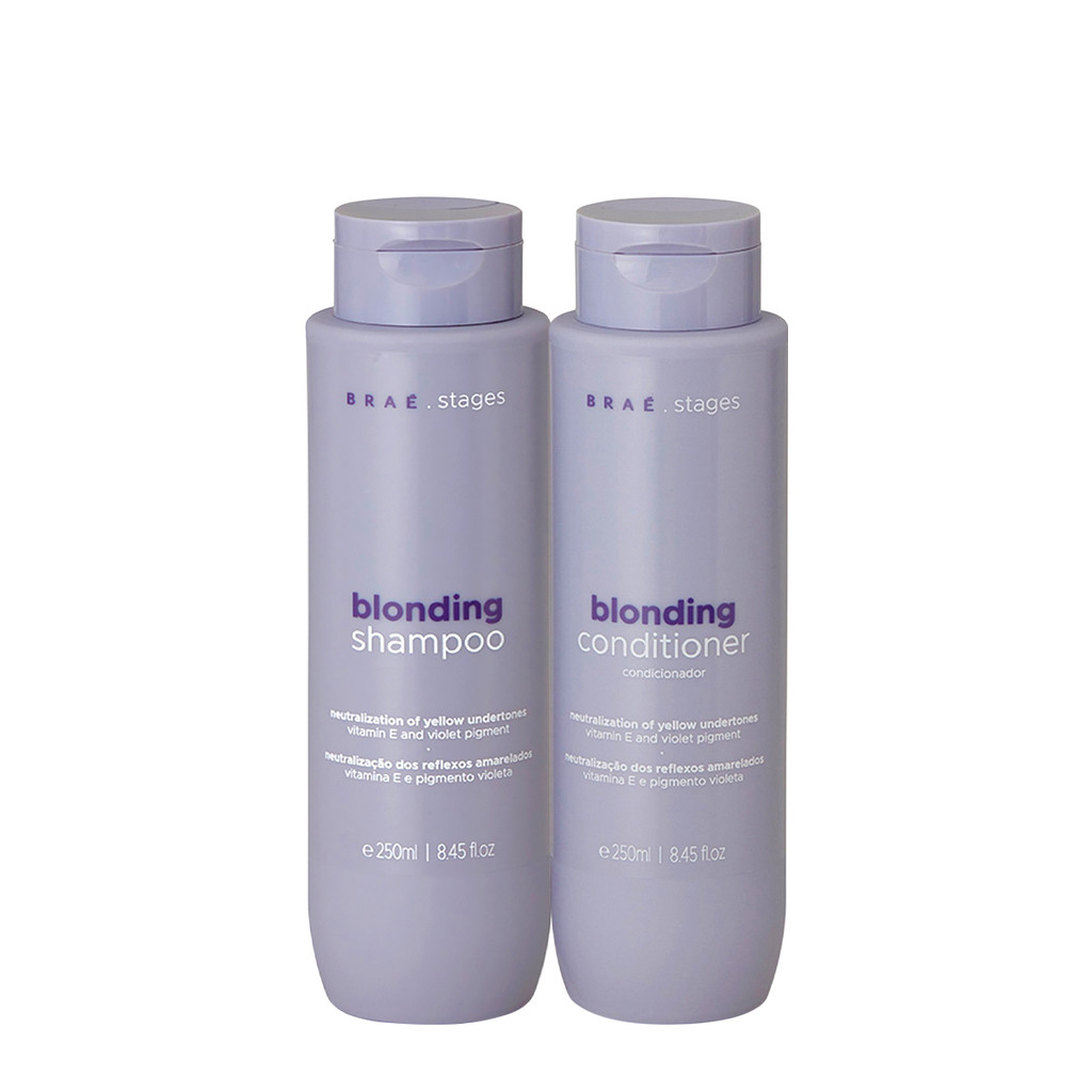 Kit Braé Stages Blonding Duo (2 produtos) em Oferta na Shopee