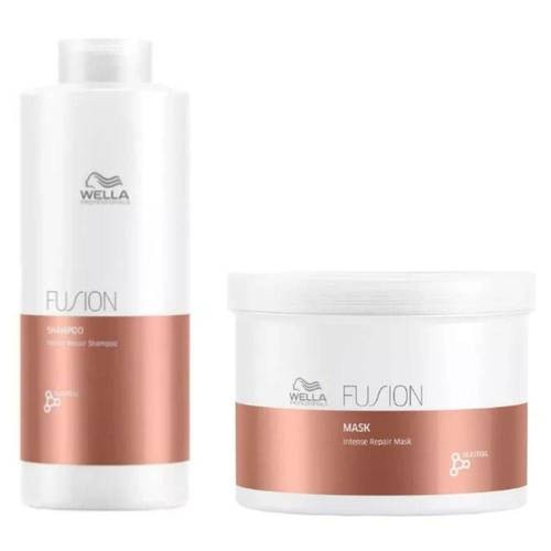 Kit Wella Professionals Fusion Duo Tratamento (2 Produtos) em Oferta na Shopee