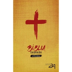 Bíblia Sagrada Almeida Século 21 | Letra Normal | C/ Referencias | Capa Dura | Cruz de Cristo