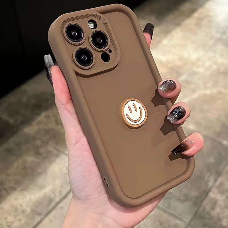 Luxo 3D Sorridente Dopamina Doce Colorido Capa De Telefone Para Samsung Galaxy A15 A14 A13 A05 A05S A24 A25 A16 A23 A32 A33 A34 A35 A52 A53 A54 A55 A52S A51 Silicone Macio em Oferta na Shopee