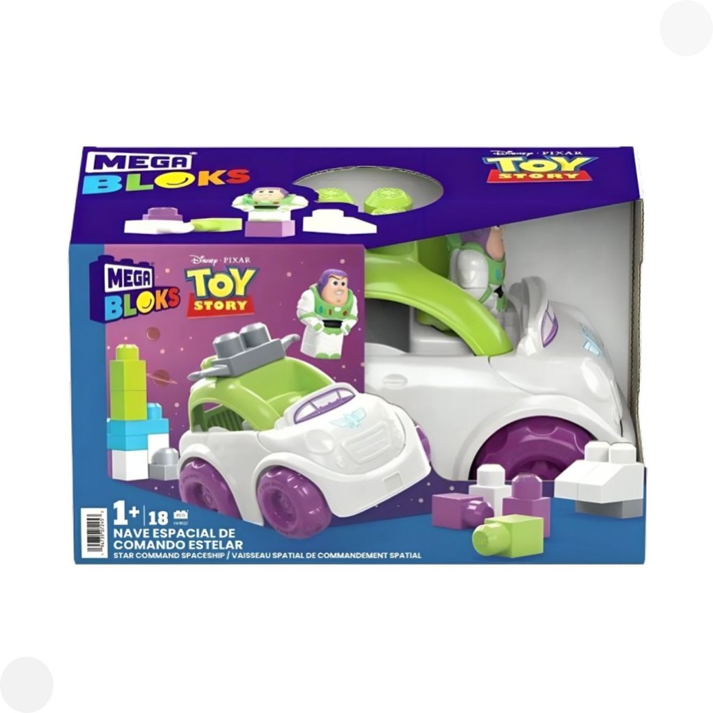 Mega Bloks Toy Story Nave Comando Estelar HHN02 - Mattel - Mom & Baby