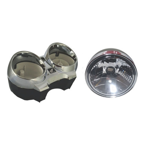 Carcaça Painel Cromada Cg 150 Titan / Fan + Farol Aro Cromado 2004 2005 2006 2007 2008
