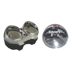Carcaça Painel Cromada Cg 150 Titan / Fan + Farol Aro Cromado 2004 2005 2006 2007 2008