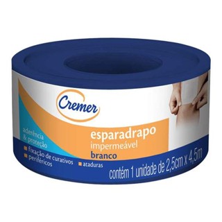 Esparadrapo Cremer 2,5Cmx4,5m Branco em Oferta na Shopee