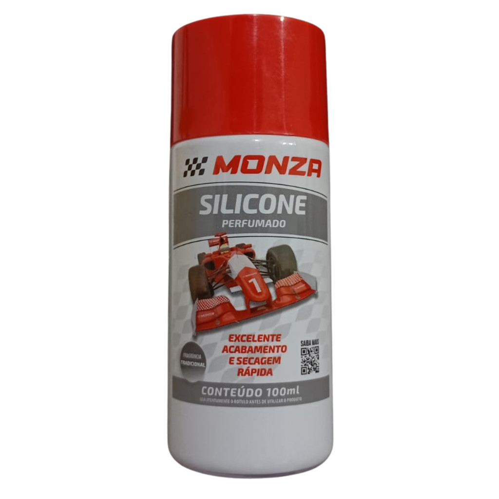 Silicone Perfumado Monza 100ml | Brilho Rápido, Acabamento Profissional e Aroma Painel e Plásticos em Oferta na Shopee