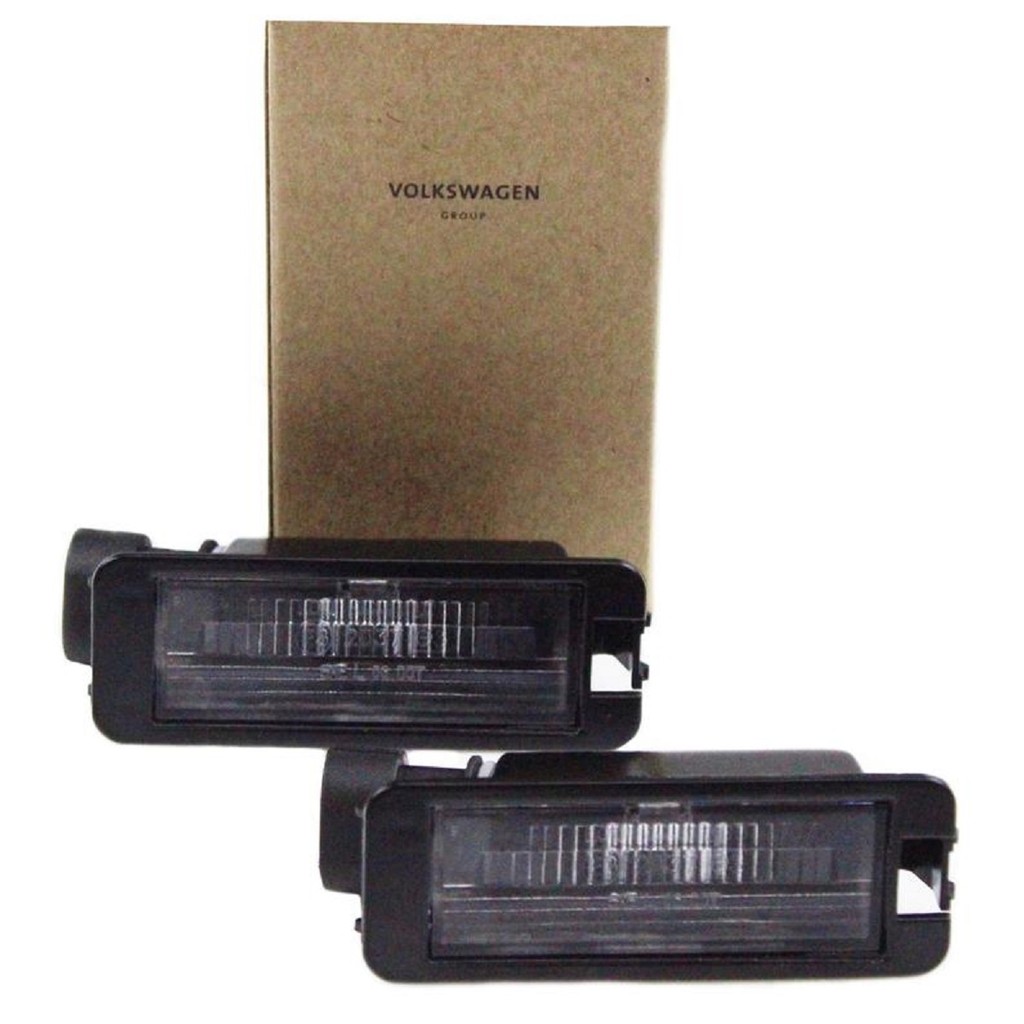 Par lanterna luz de placa VW Fox Golf Mk4 Gol G4